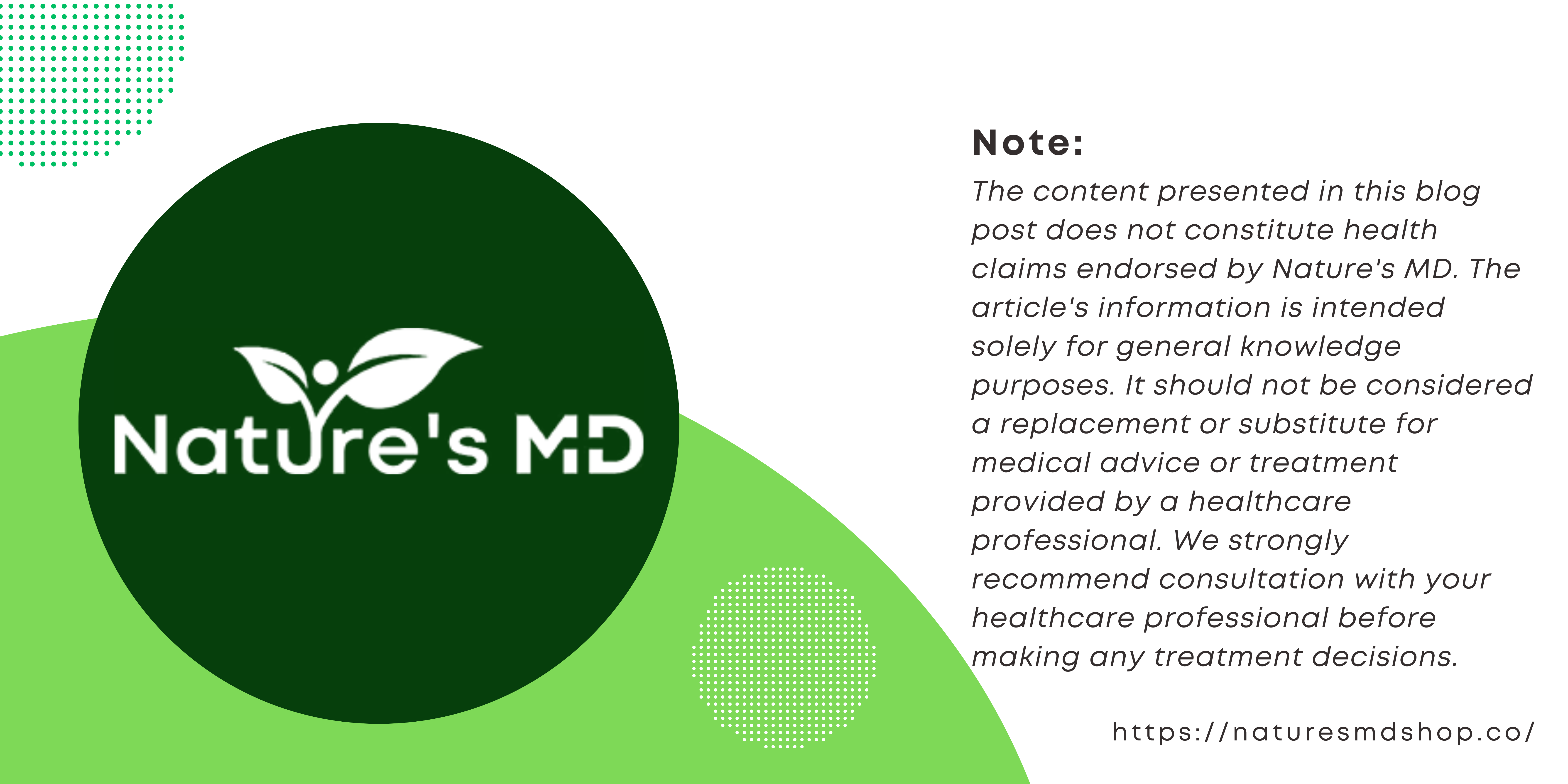 Nature MD Blog note